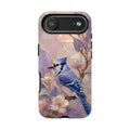 Blue Jay iPhone Case | Bird Floral iPhone Case