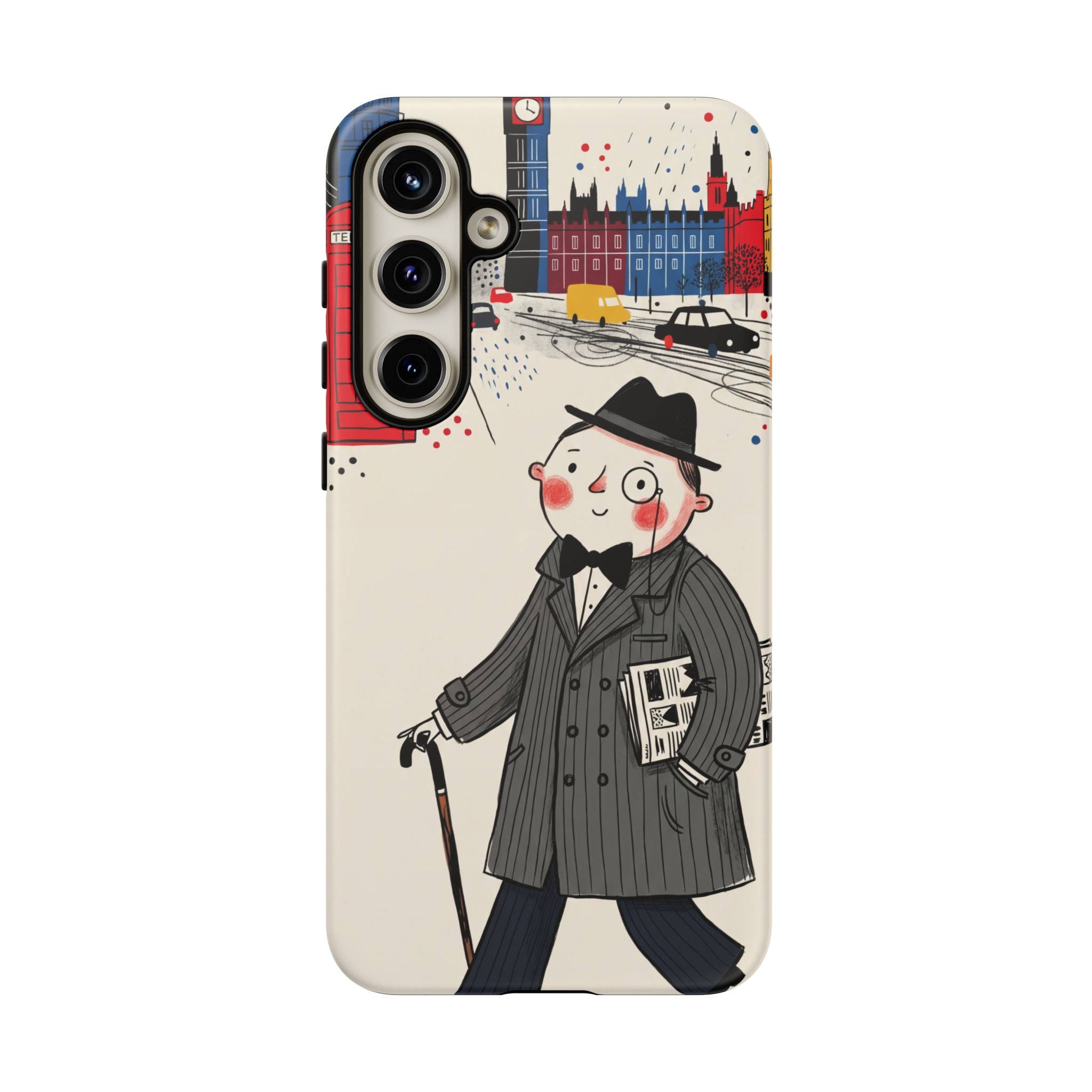 Detective in London Samsung Galaxy Phone Case
