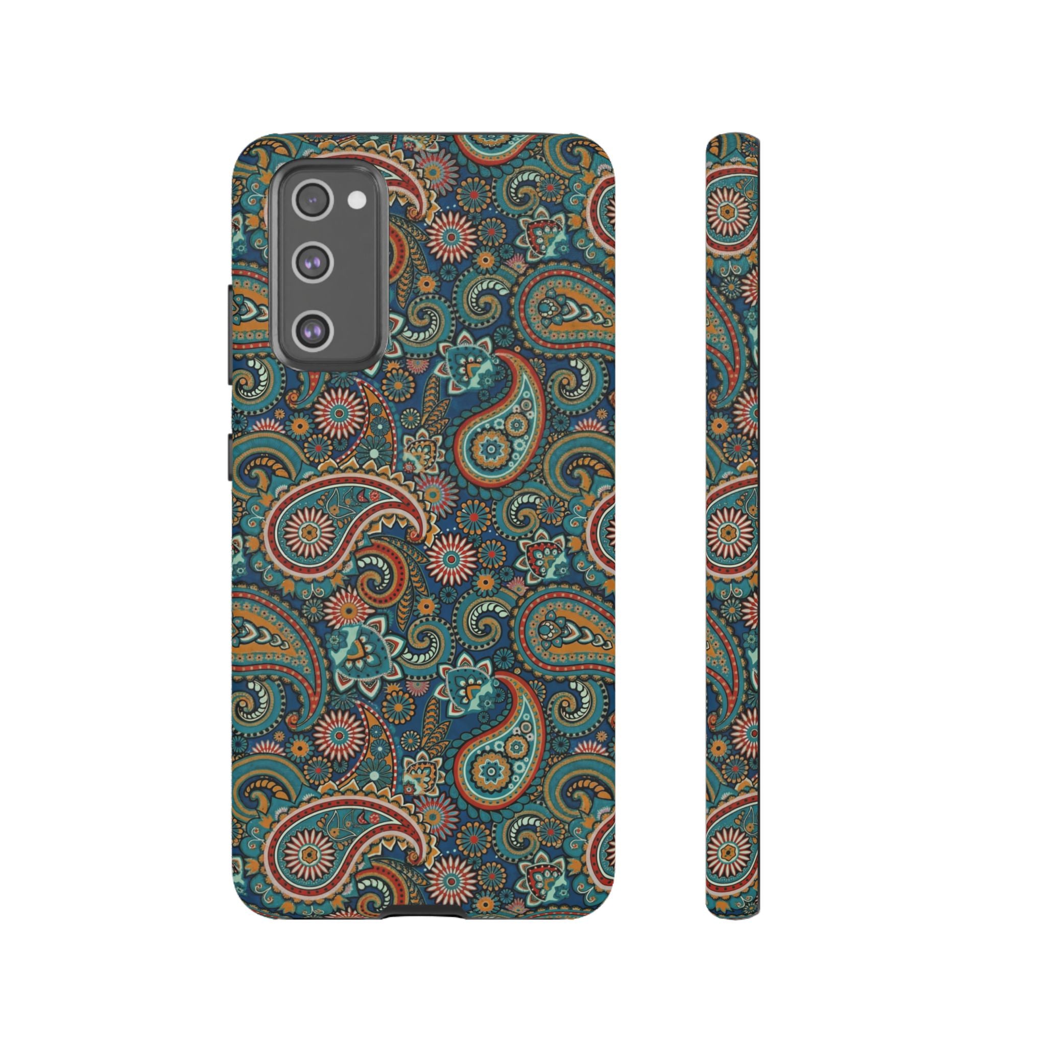 Batik Vibrant Paisley Protective Tough Samsung Galaxy Case