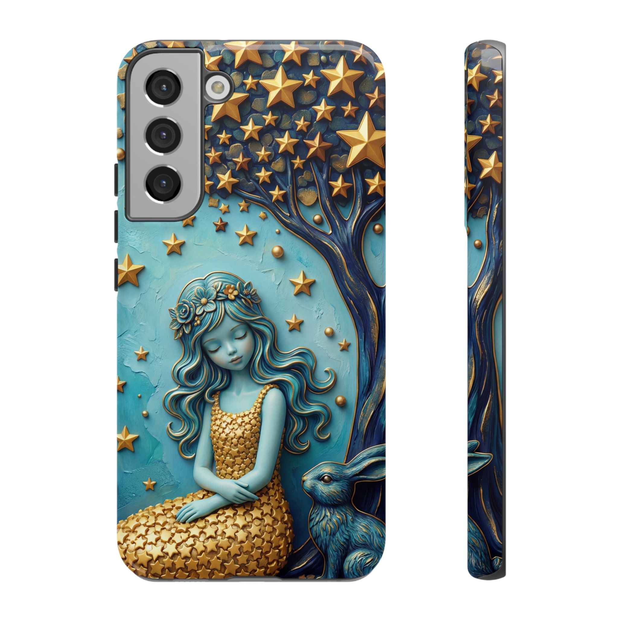Dreamy Maiden & Star Tree Samsung Galaxy Phone Case