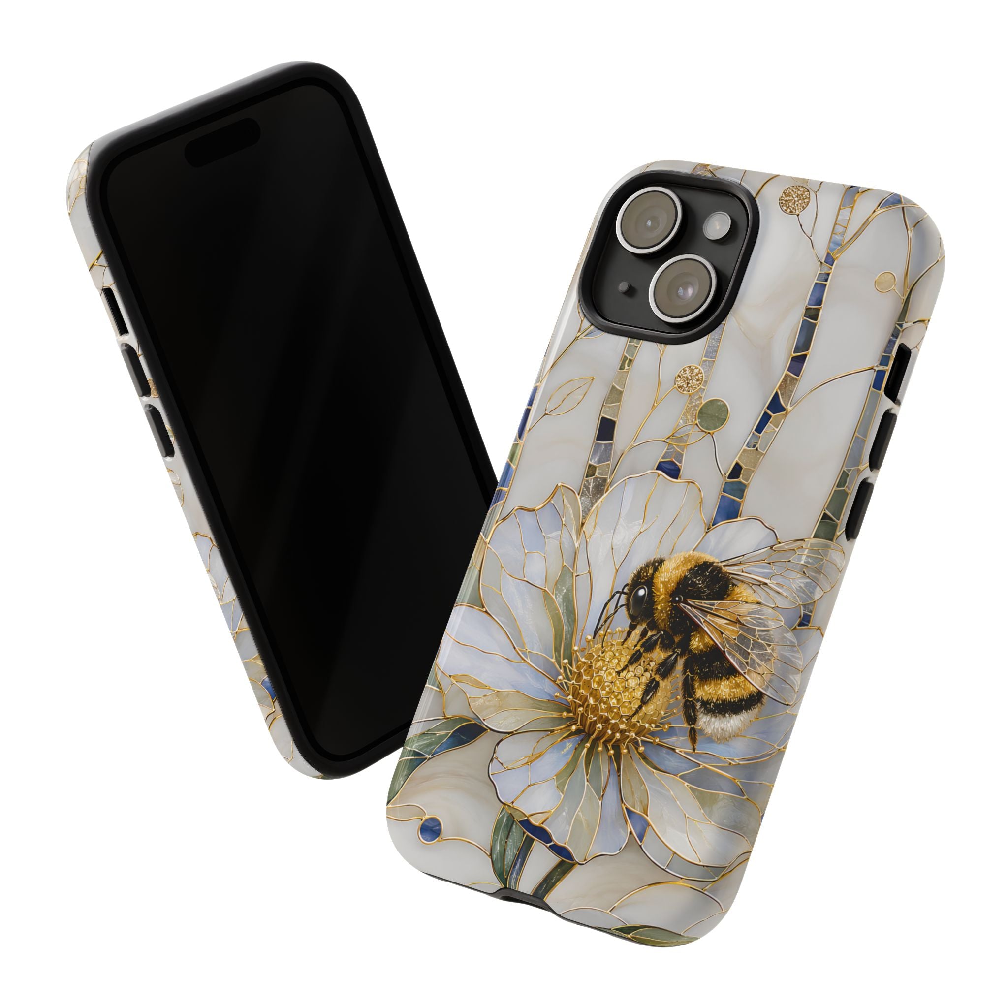 Bumblebee iPhone Case | Stained Glass Bee iPhone Case