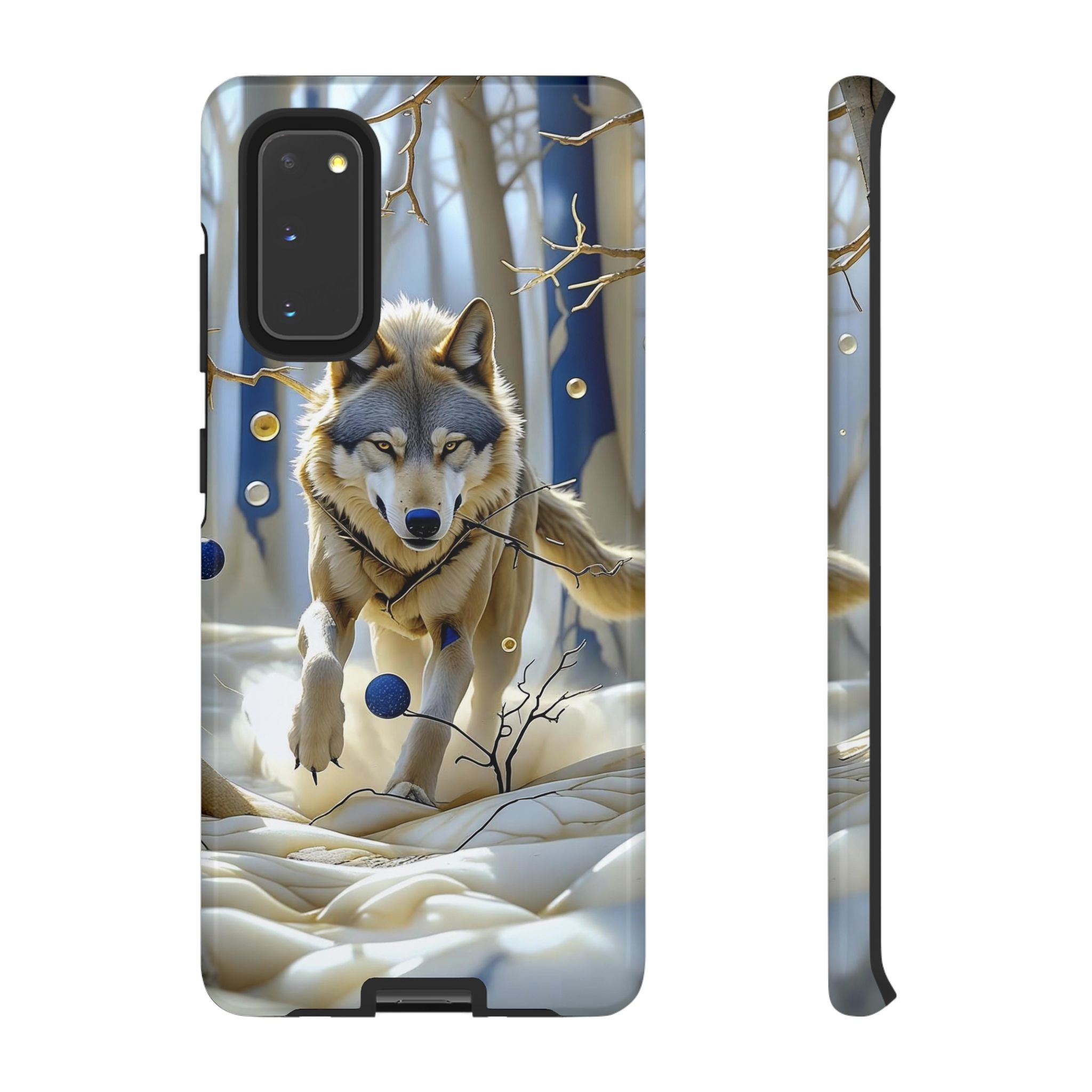 Wolf in Snow Samsung Galaxy Case — Rugged Wildlife
