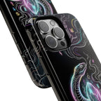 Neon Occult  Mystic Snake Crystal iPhone Case