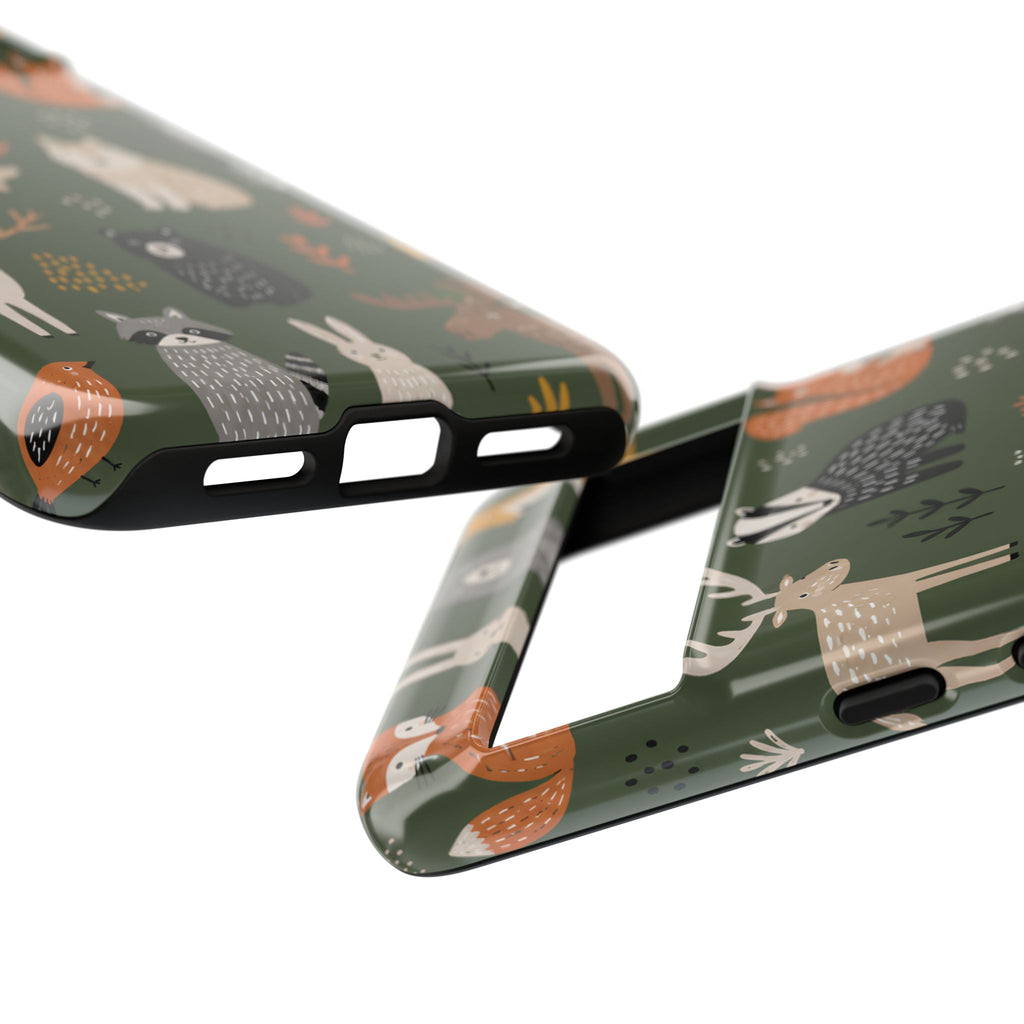 Woodland Animals Phone Case | Forest Creature Art Cover