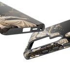 Elegant Piano Woman Samsung Galaxy Phone Case | Vintage Art Deco Music Design