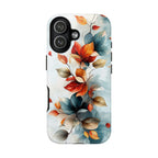Floral Autumn Leaves Tough iPhone Case