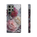 Vintage Floral Samsung Galaxy Phone Case | Peony Flower Phone Case