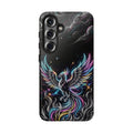 Colorful Neon Phoenix Tough Samsung Galaxy Phone Case