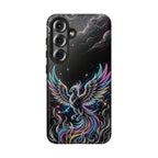 Colorful Neon Phoenix Tough Samsung Galaxy Phone Case