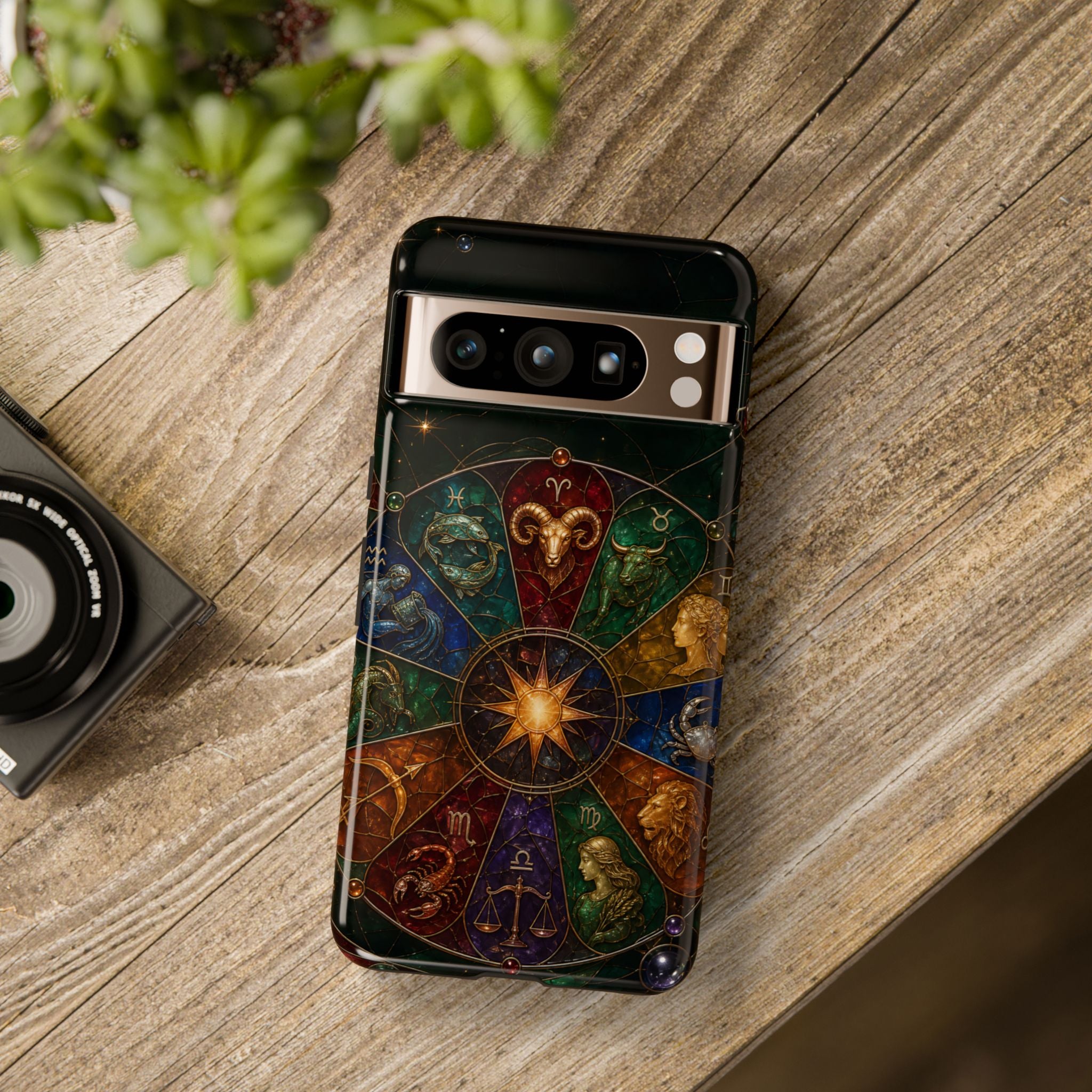 Zodiac Wheel Google Pixel Phone Case | Celestial Astrology Phone Case