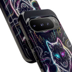 Neon Wolf Google Pixel Phone Case | Mystic Glow Protective Tough Case