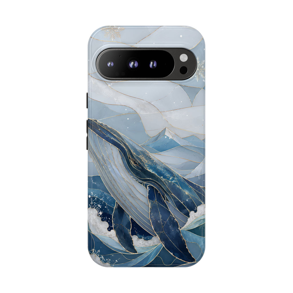 Blue Whale Google Pixel Phone Case | Ocean Wave Phone Case