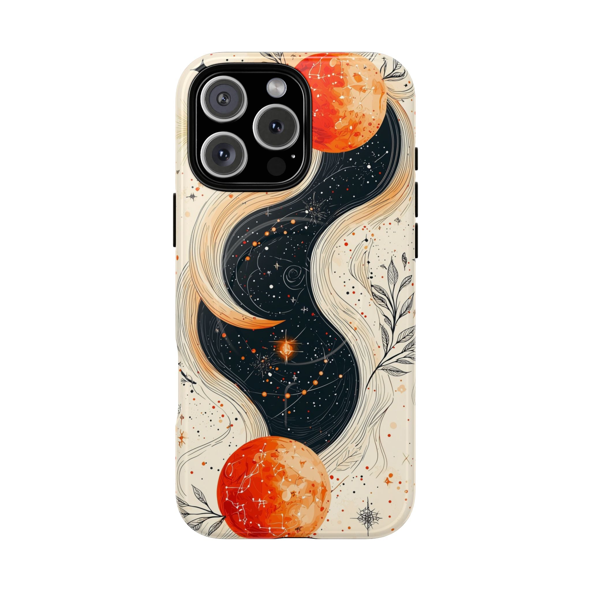 Custodia Astrology Galaxy MagSafe per iPhone | Red Moon Celestial