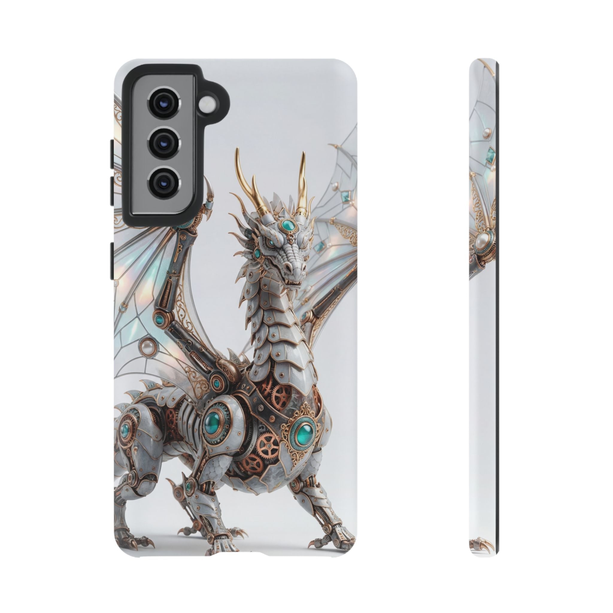 Steampunk Mechanical Dragon Samsung Galaxy Case — Fantasy Armor Protective Cover