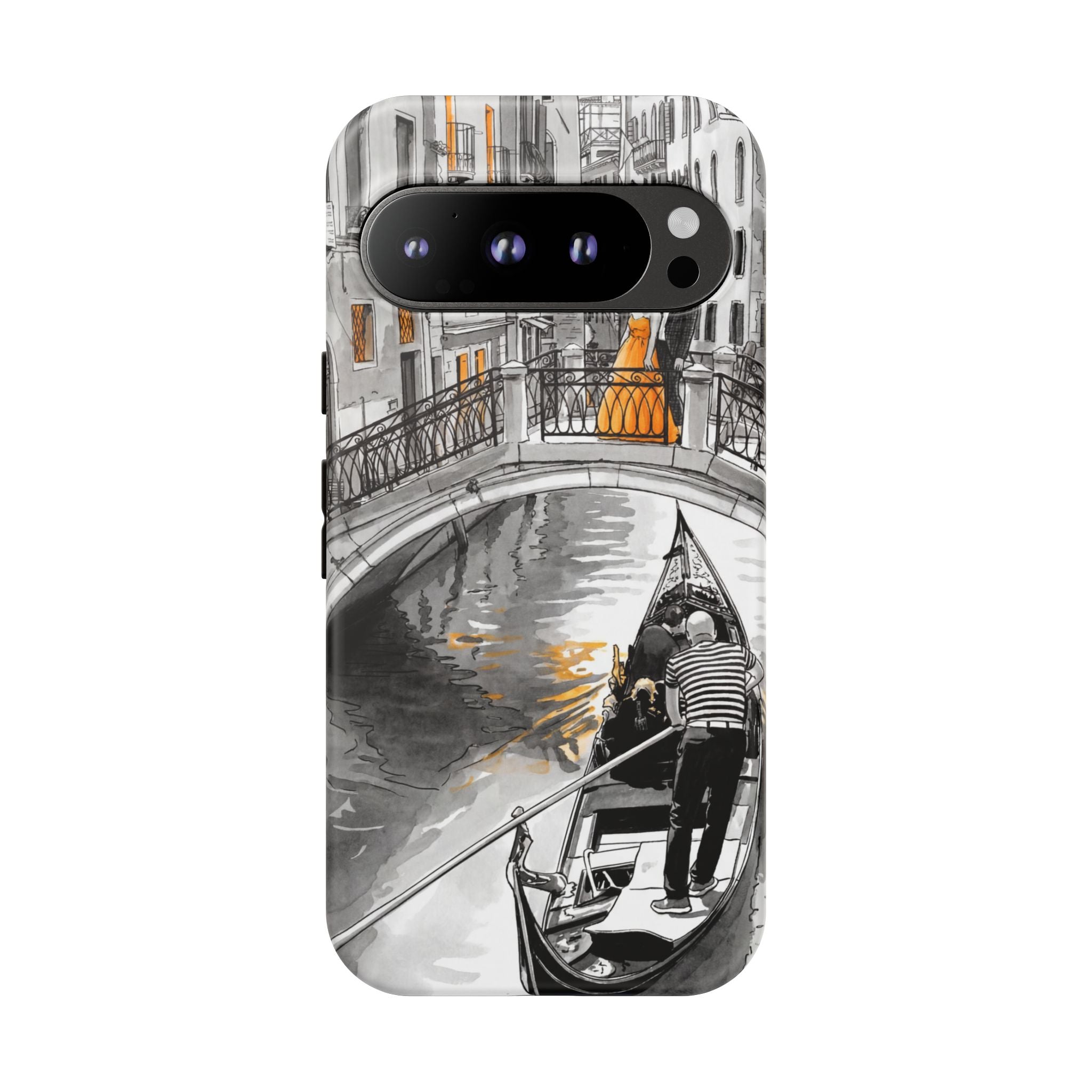 Venice Gondola Google Pixel Case | Romantic Canal Scene Protective Case