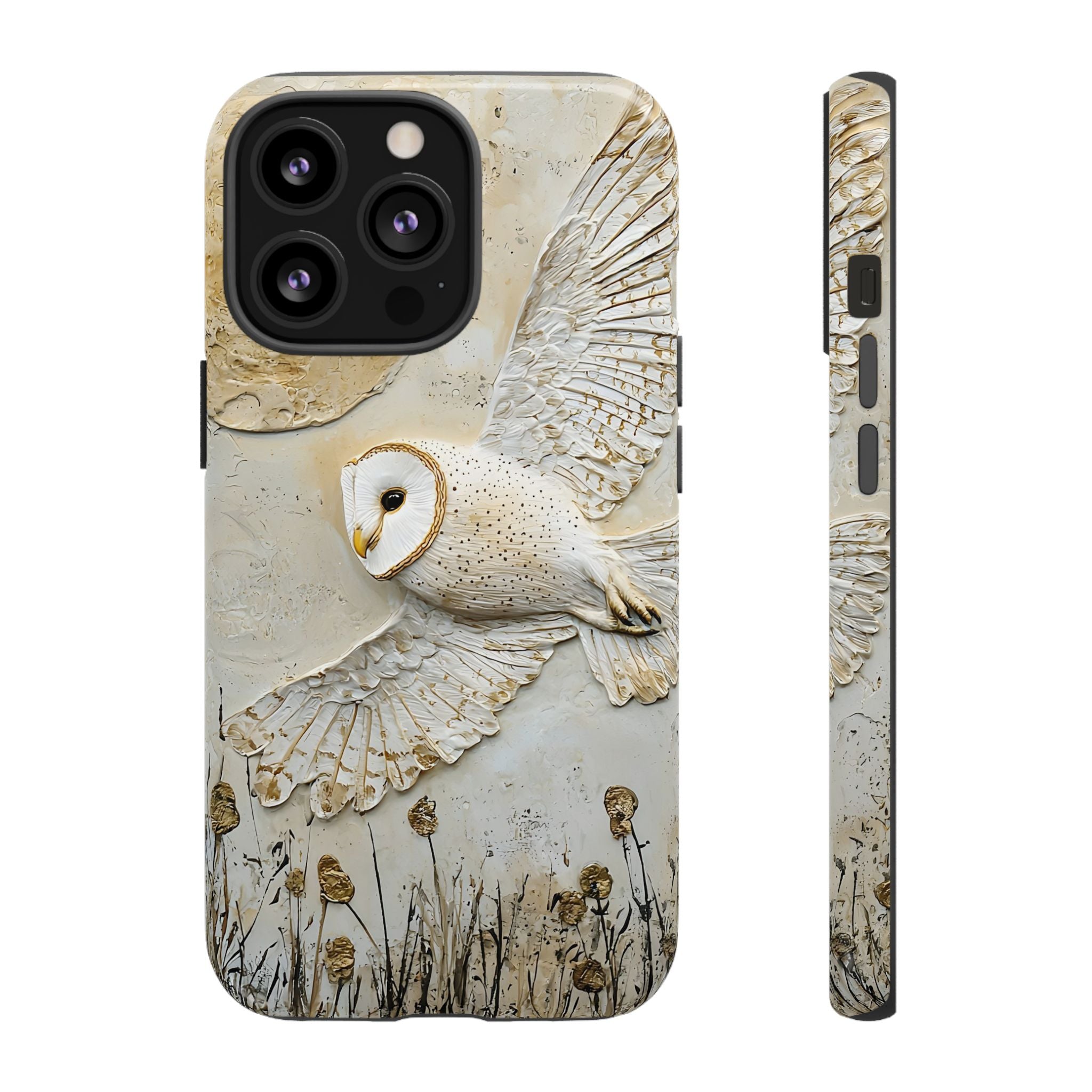 Barn Owl iPhone Case — Elegant Flying Owl Wildlife