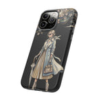 Vintage Chic iPhone Case | Stylish Woman Illustration