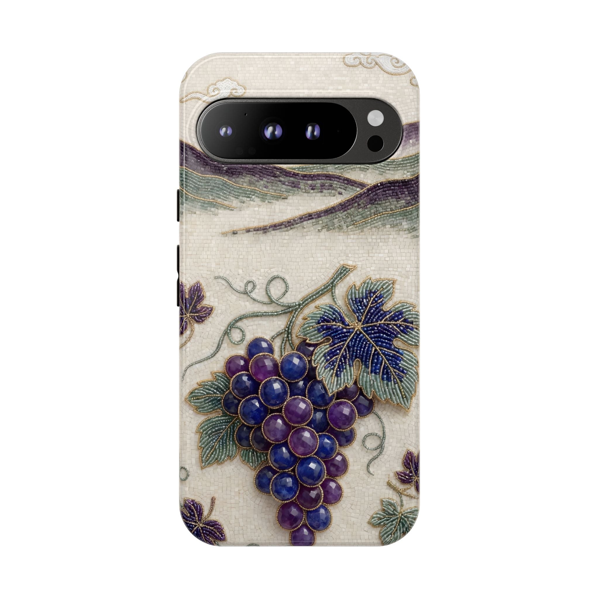 Vintage Grape Google Pixel Phone Case – Botanical Vineyard Art Phone Cover