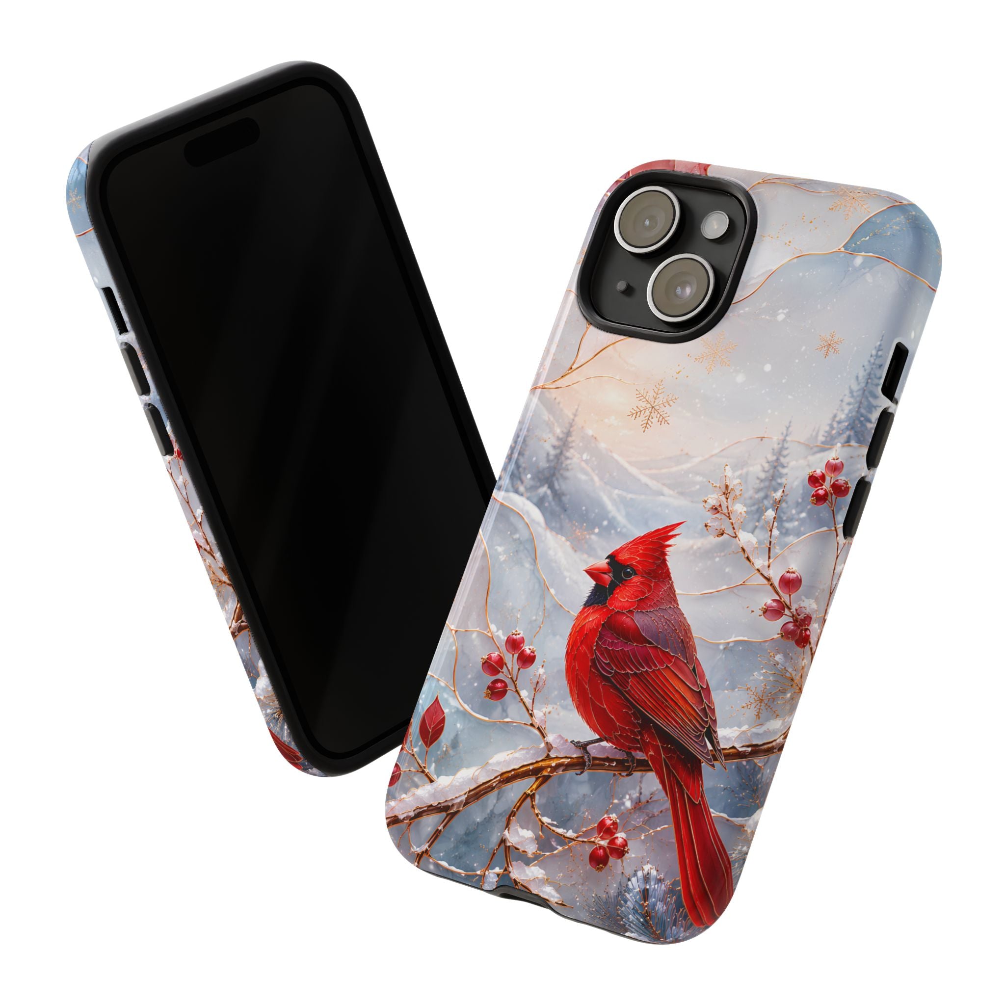 Cardinal iPhone Case | Winter Bird iPhone Case