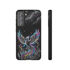 Colorful Neon Phoenix Tough Samsung Galaxy Phone Case