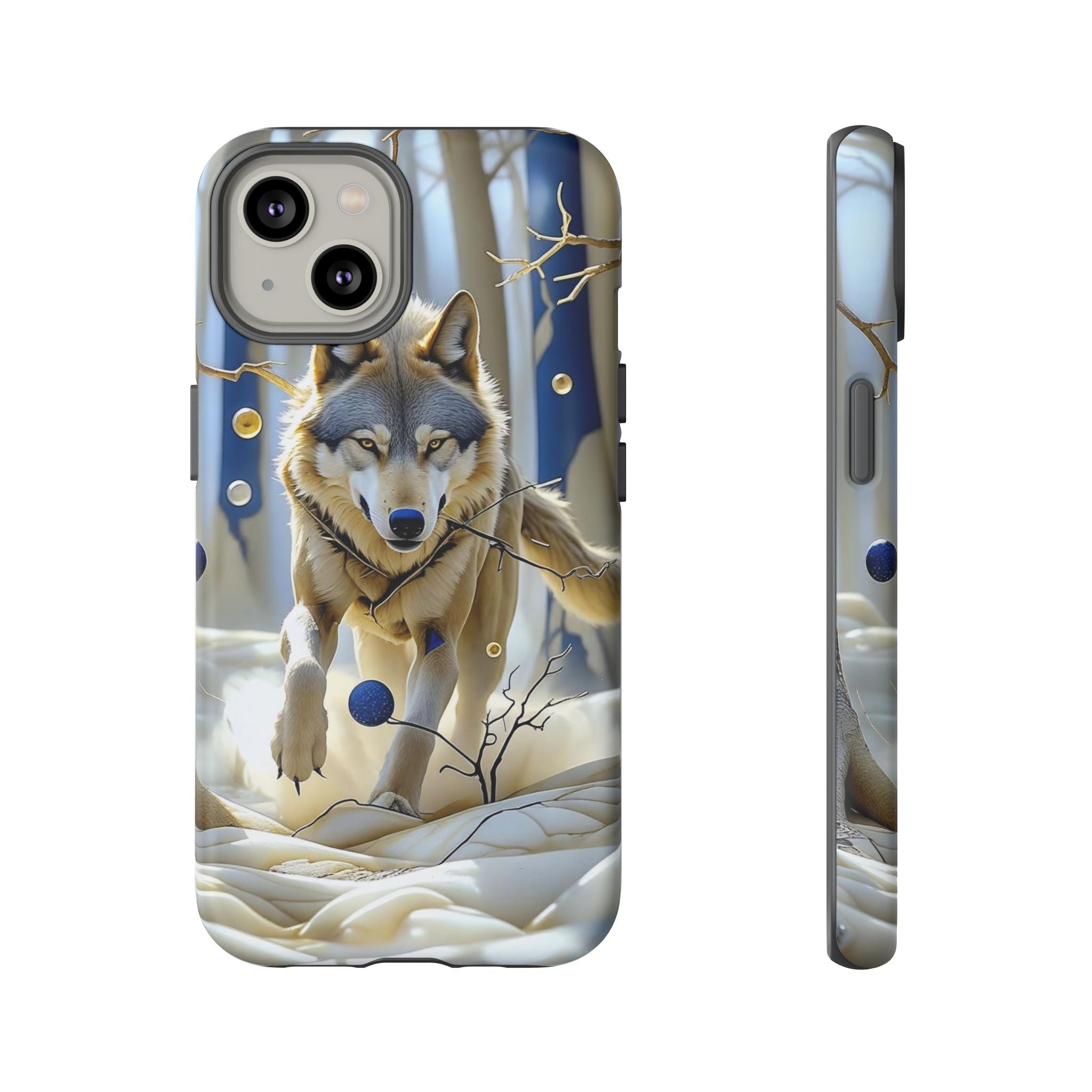 Wolf in Snow iPhone Case — Rugged Wildlife