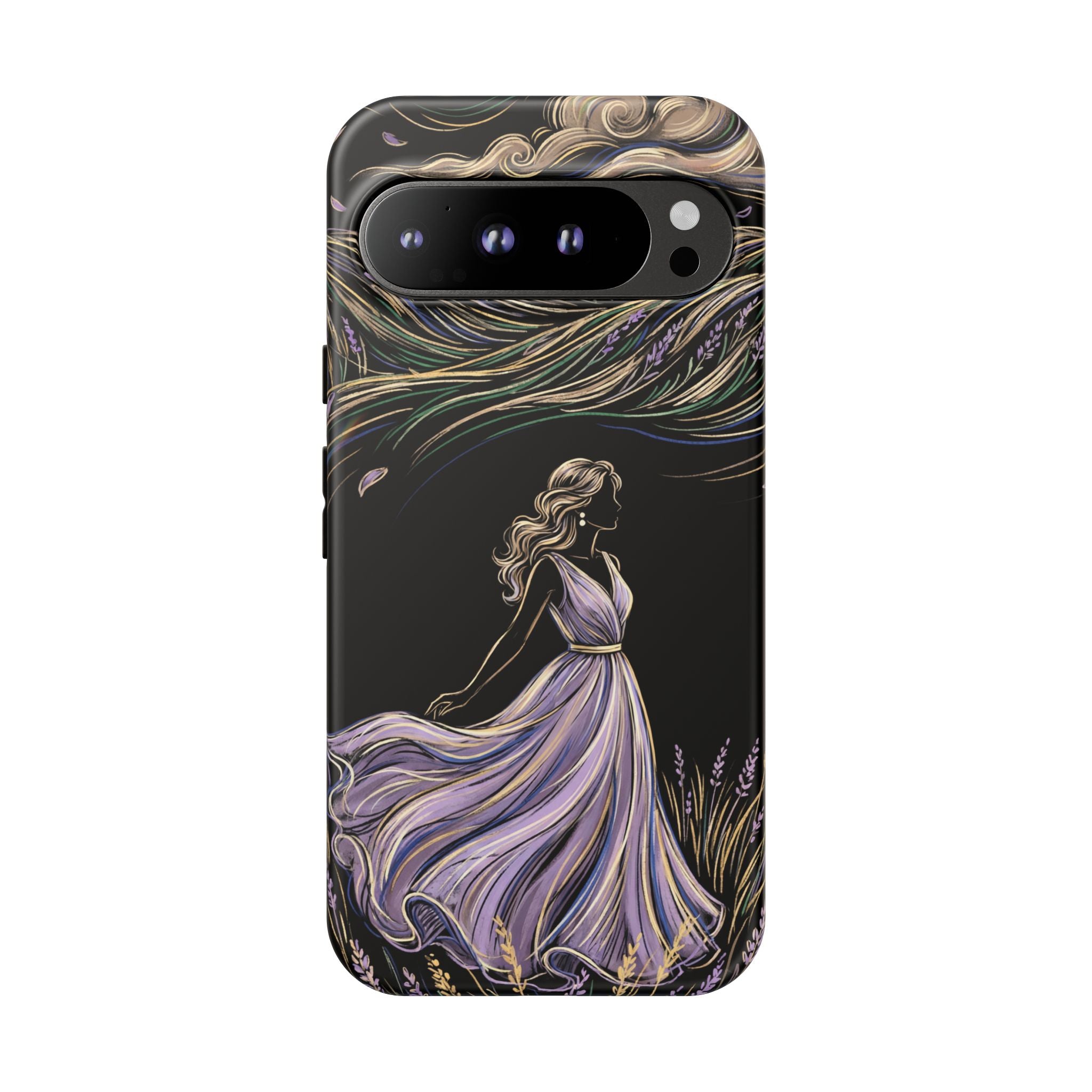 Lavender Breeze Google Pixel Phone Case | Elegant Dancing Woman Floral Protection