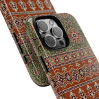 Batik Floral Protective iPhone Case