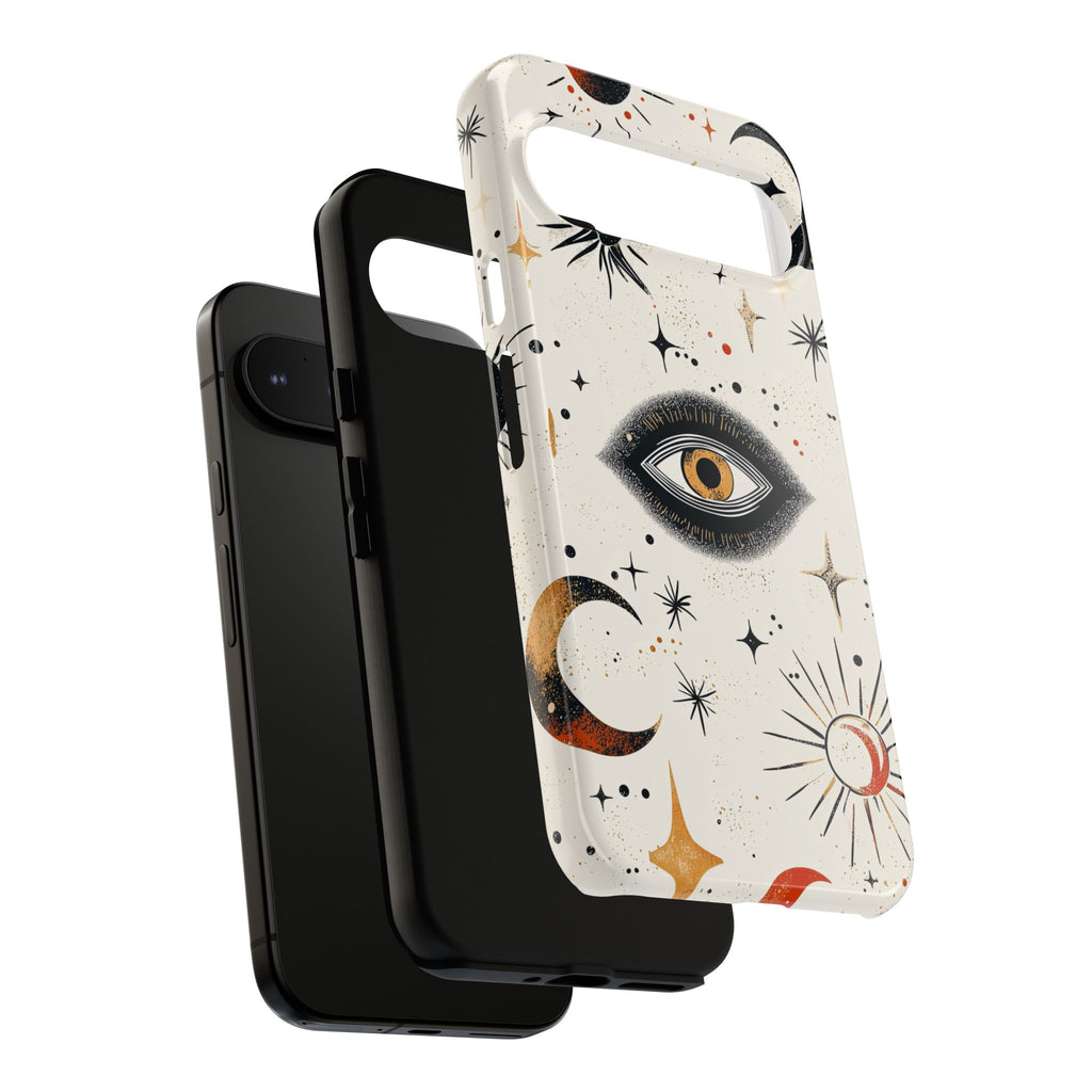 Mystic Eye Google Pixel Case | Celestial Moon & Star