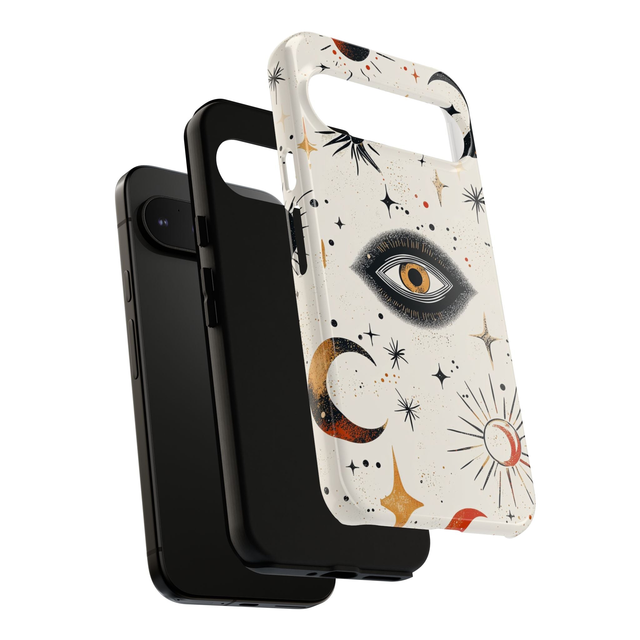 Mystic Eye Google Pixel Case | Celestial Moon & Star