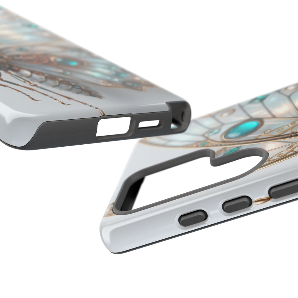 Butterfly Gem Phone Case — Steampunk Teal Jewel Samsung Galaxy Case