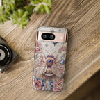 Floral Bee Moon Tough Google Pixel Phone Case | Protective Artistic Phone Cover