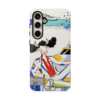 Nautical Cow Graphic Protective Samsung Galaxy Phone Case