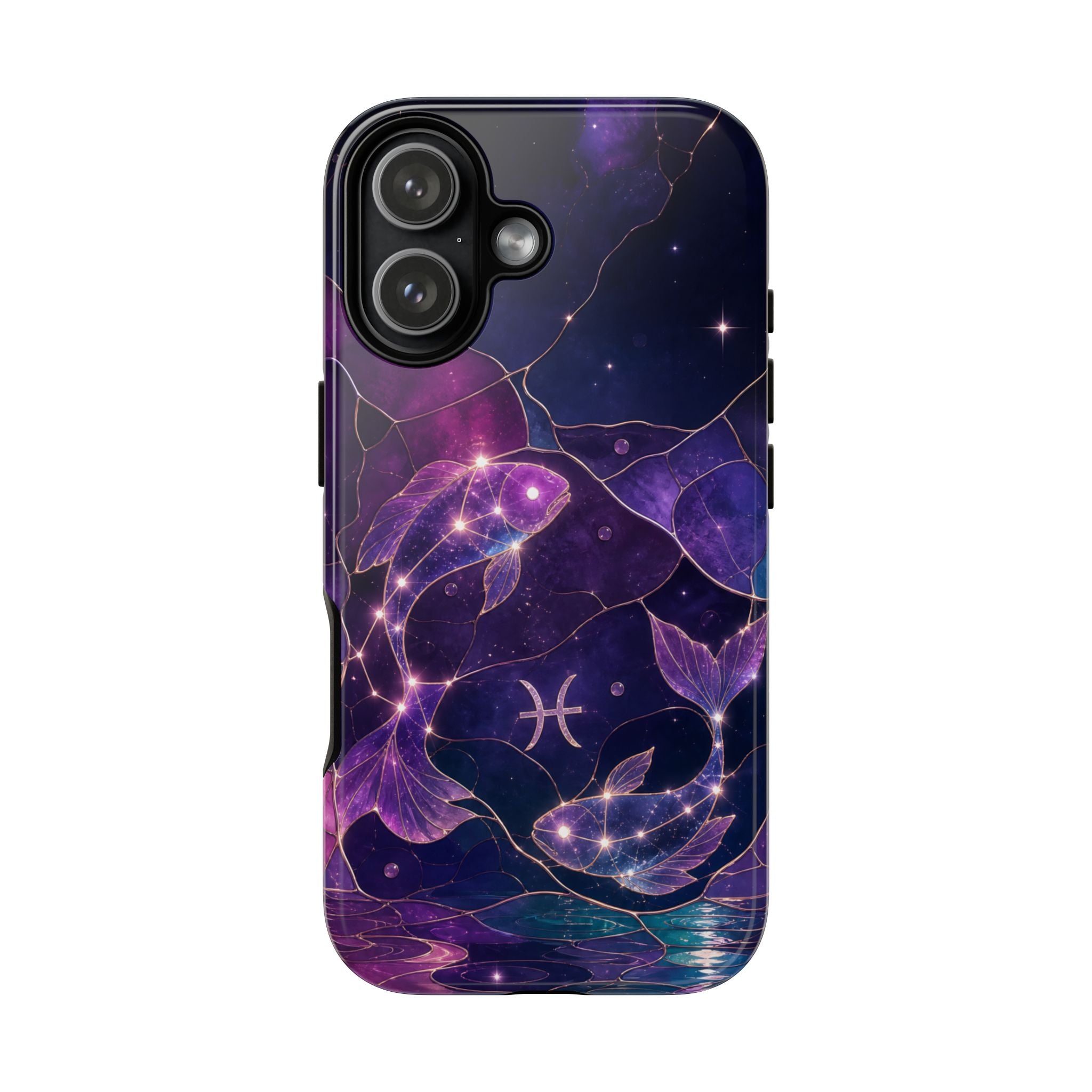 Pisces Zodiac iPhone Case | Celestial Fish iPhone Case