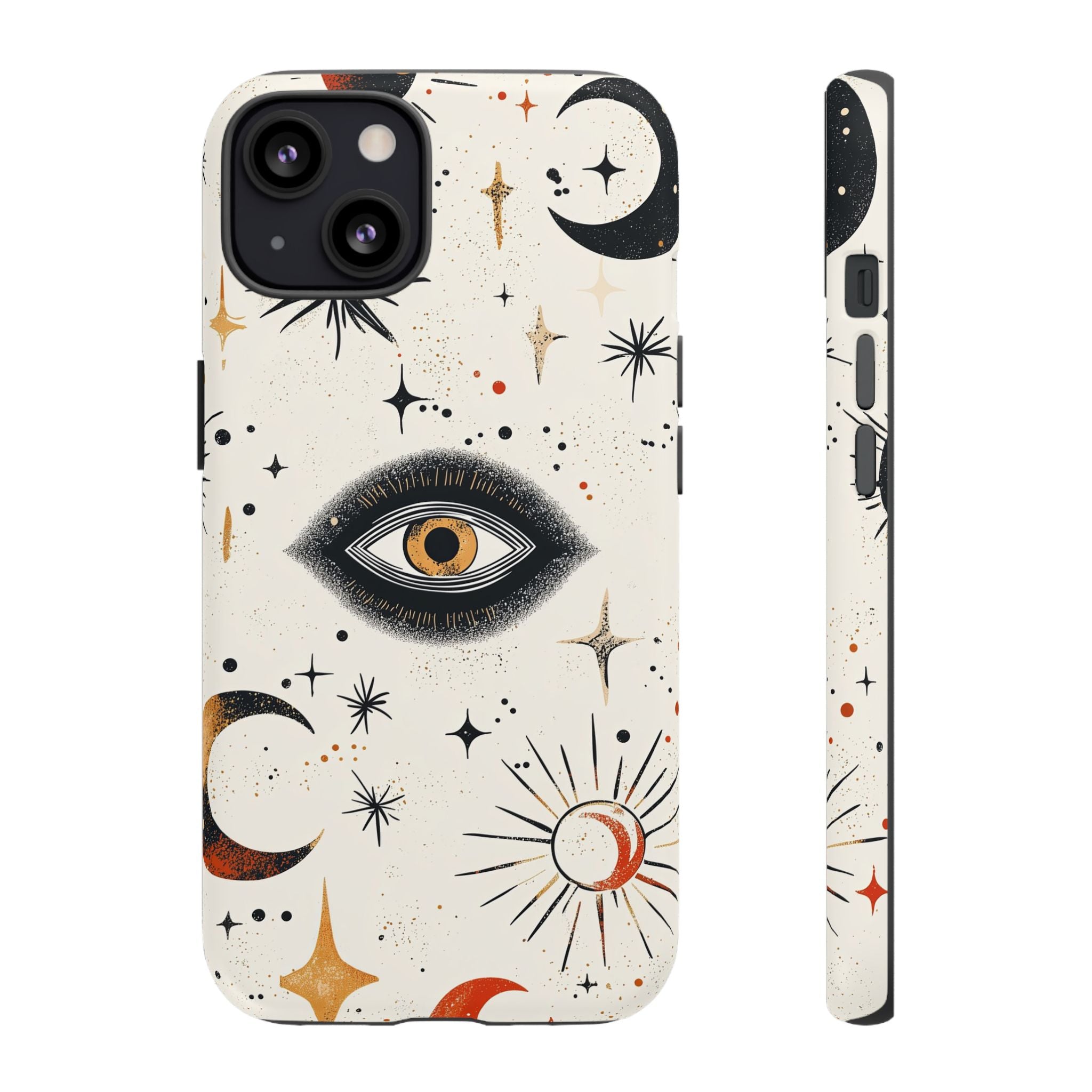 Mystic Eye iPhone Case | Celestial Moon & Star