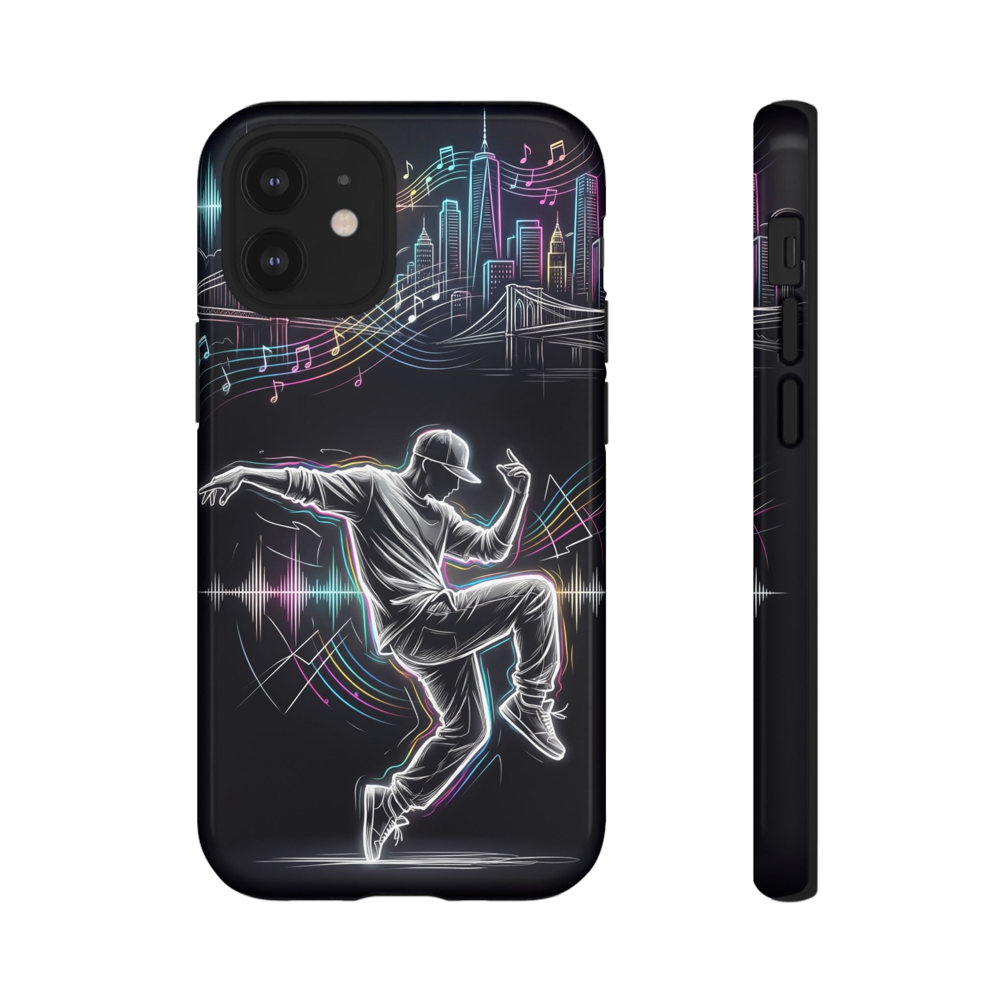 Dancer Neon Skyline iPhone Case