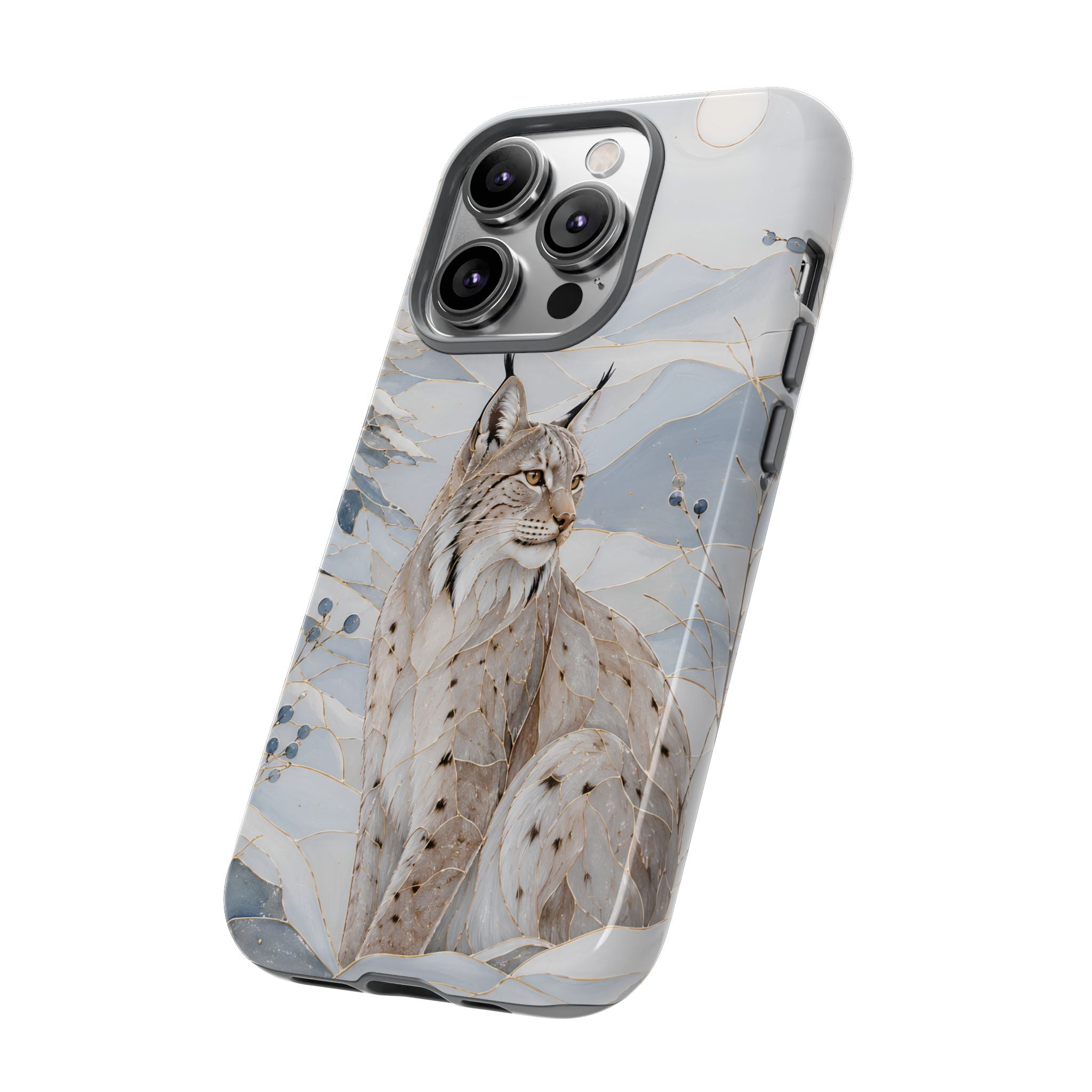 Lynx iPhone Case | Winter Mountain iPhone Case
