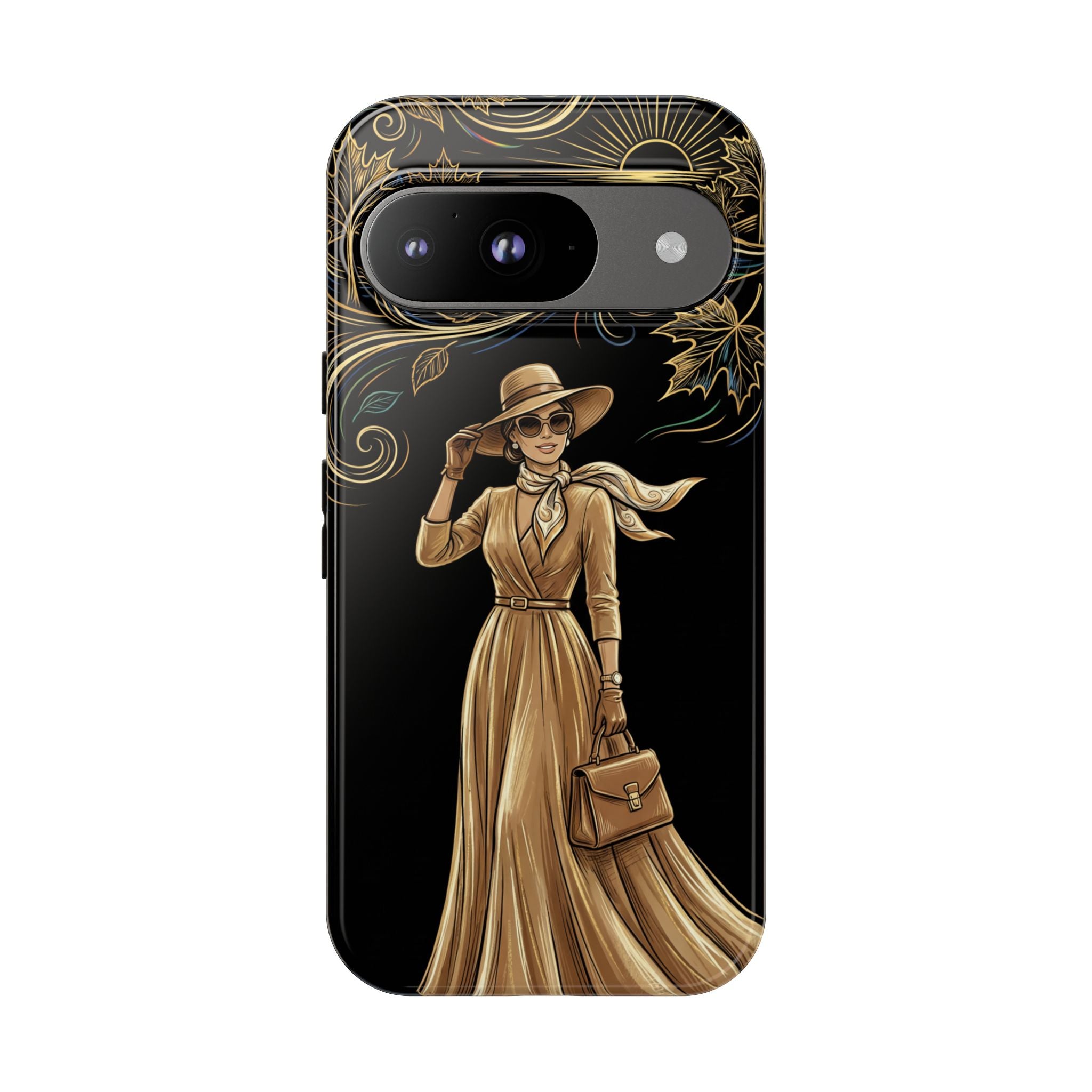 Vintage Autumn Lady Google Pixel Phone Case