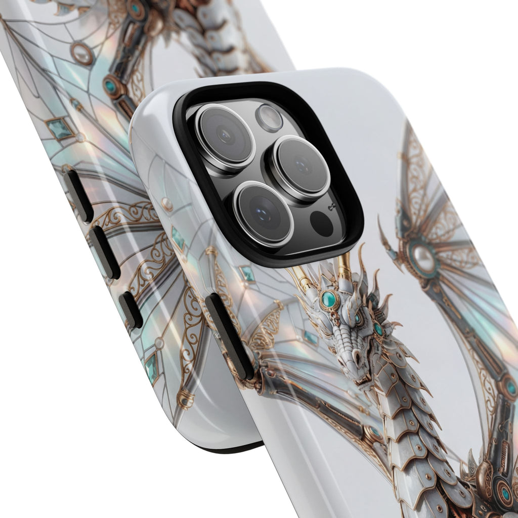 Steampunk Mechanical Dragon iPhone Case — Fantasy Armor Protective Cover