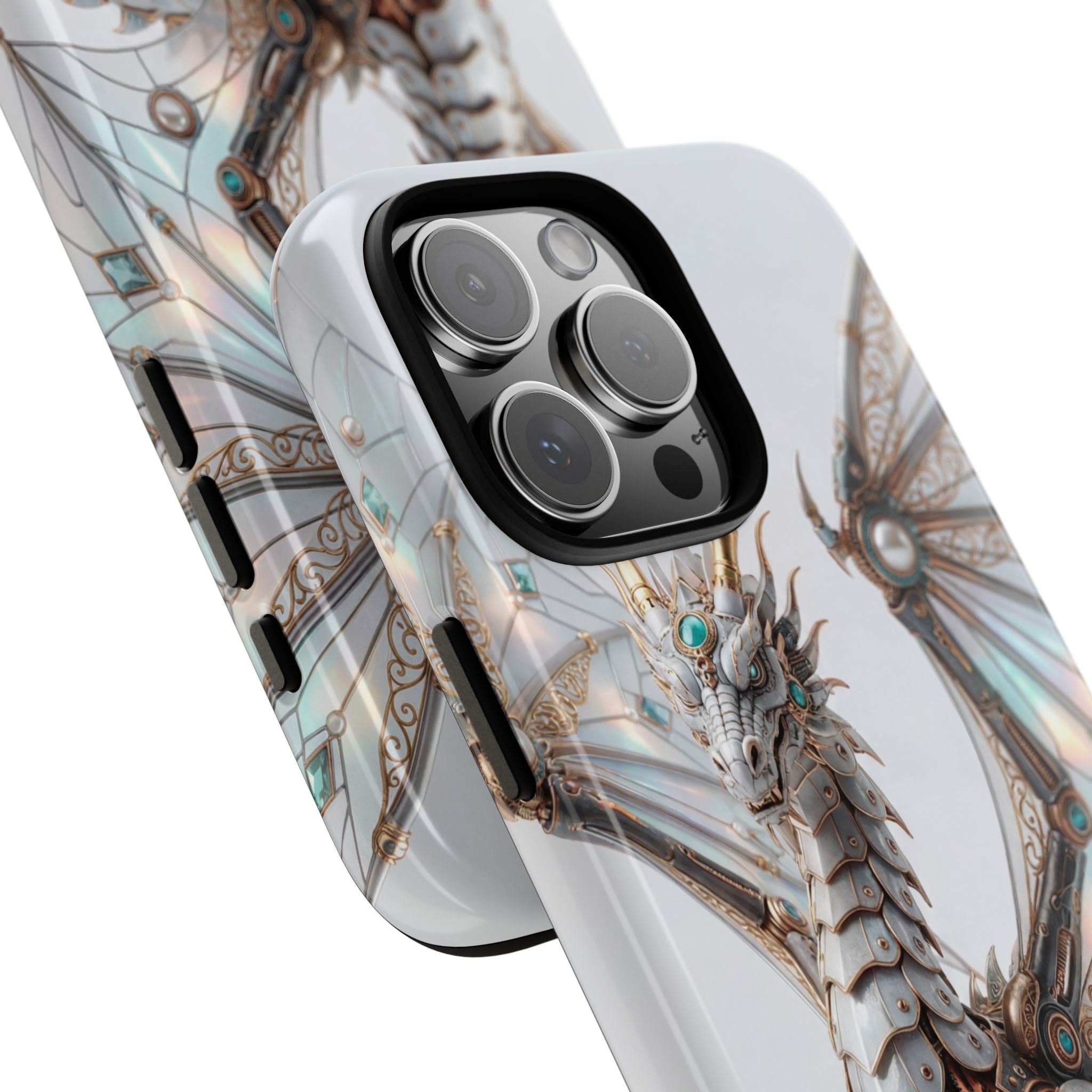 Steampunk Mechanical Dragon iPhone Case — Fantasy Armor Protective Cover