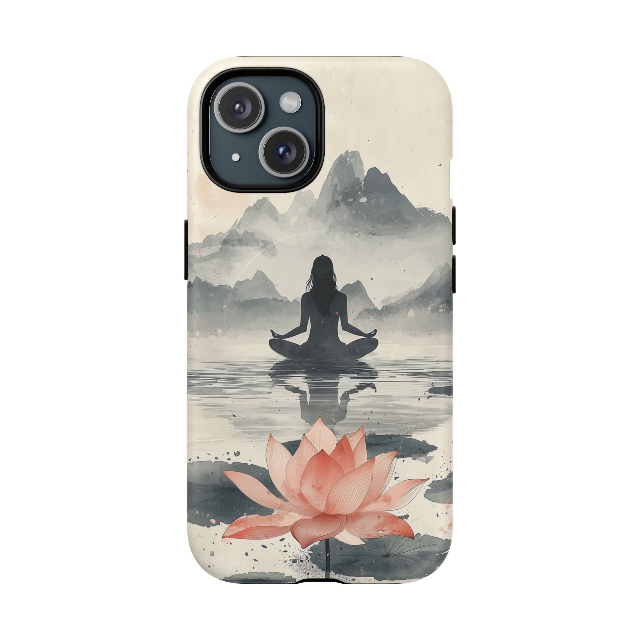 Zen Yoga Meditation Lotus MagSafe iPhone Case