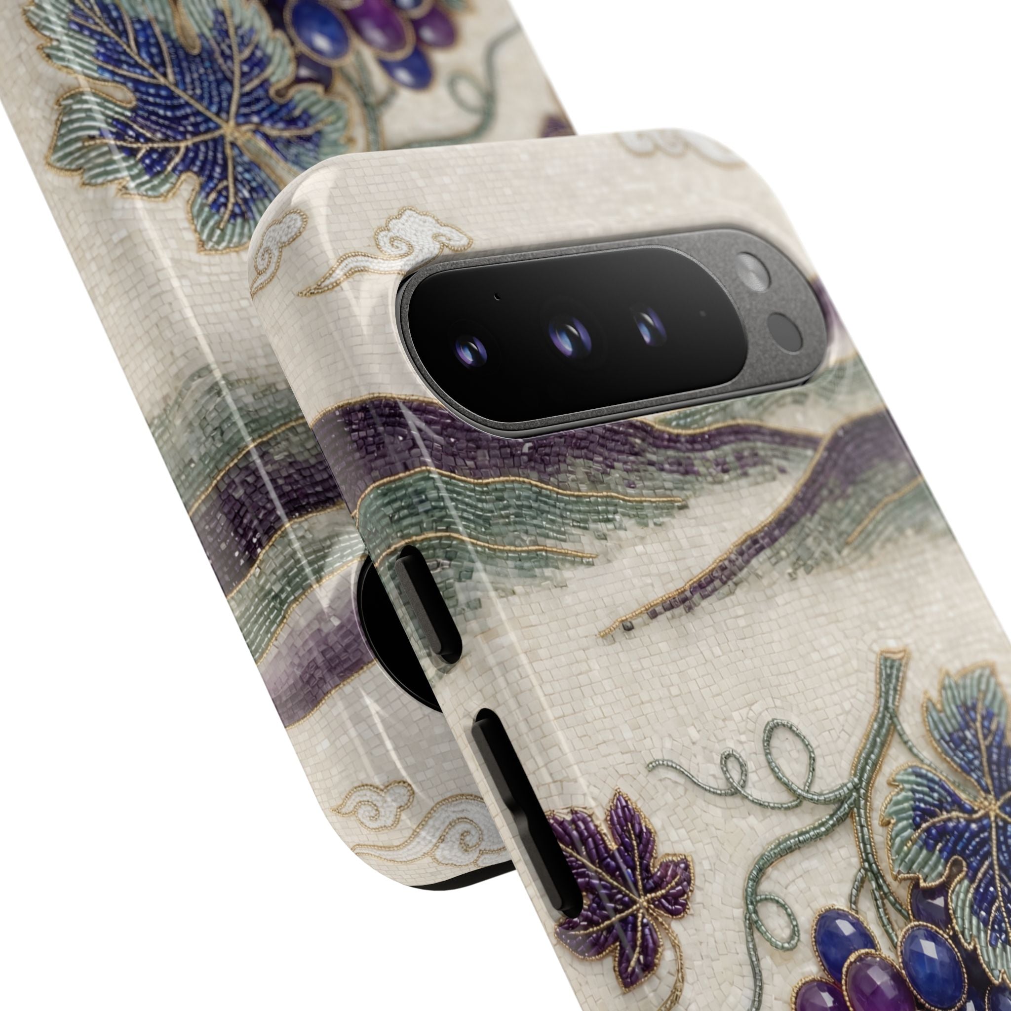 Vintage Grape Google Pixel Phone Case – Botanical Vineyard Art Phone Cover