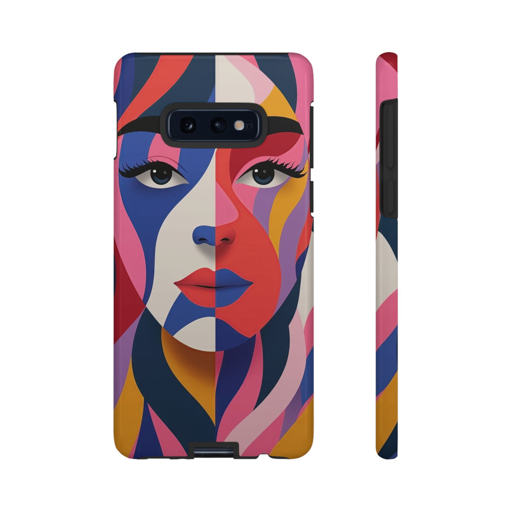 Abstract Colourful Face Samsung Galaxy Case | Vibrant Pop Art