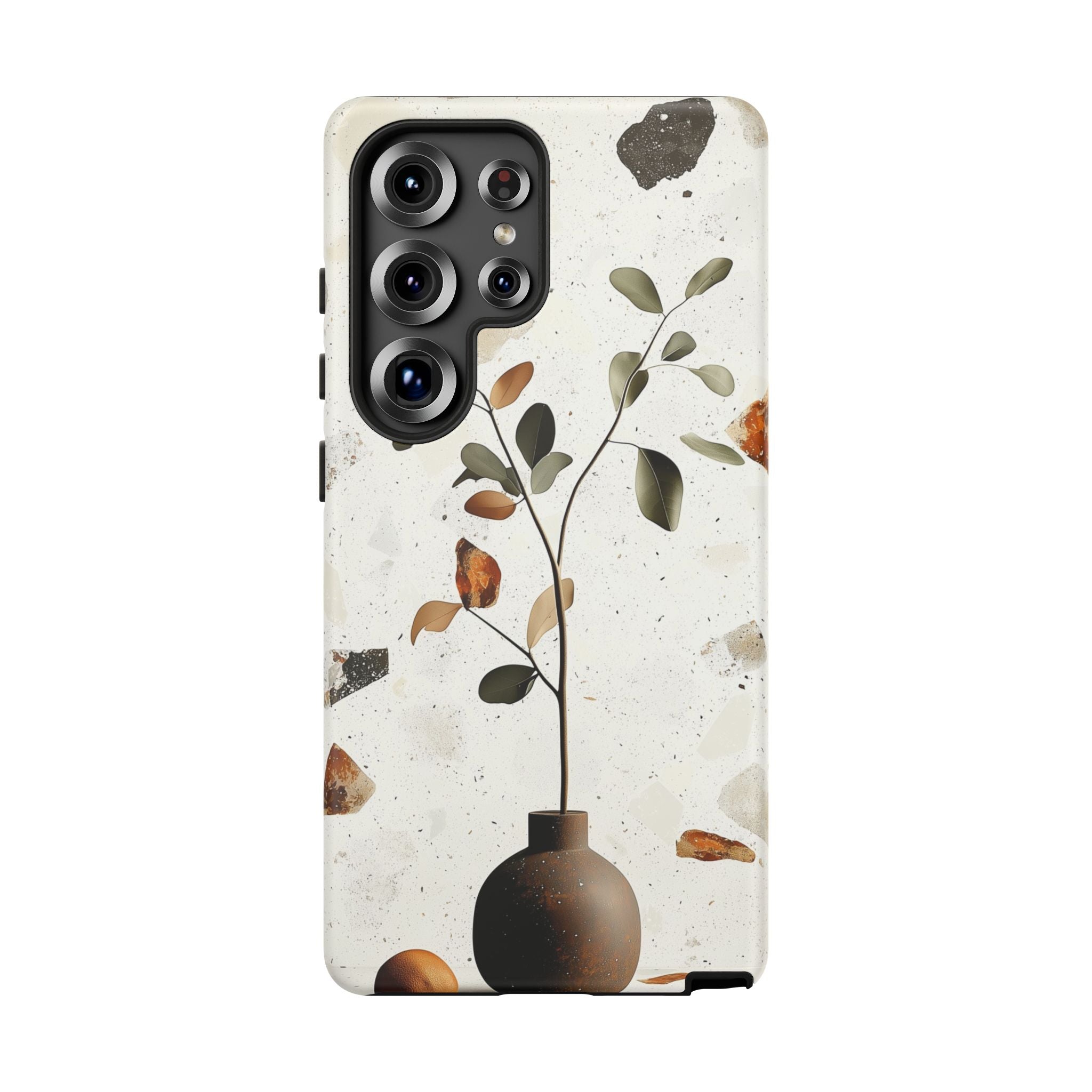 Floral Terrazzo Samsung Galaxy Case | Minimal Vase Botanical