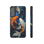 Custodia resistente per Samsung Galaxy a forma di pesce koi