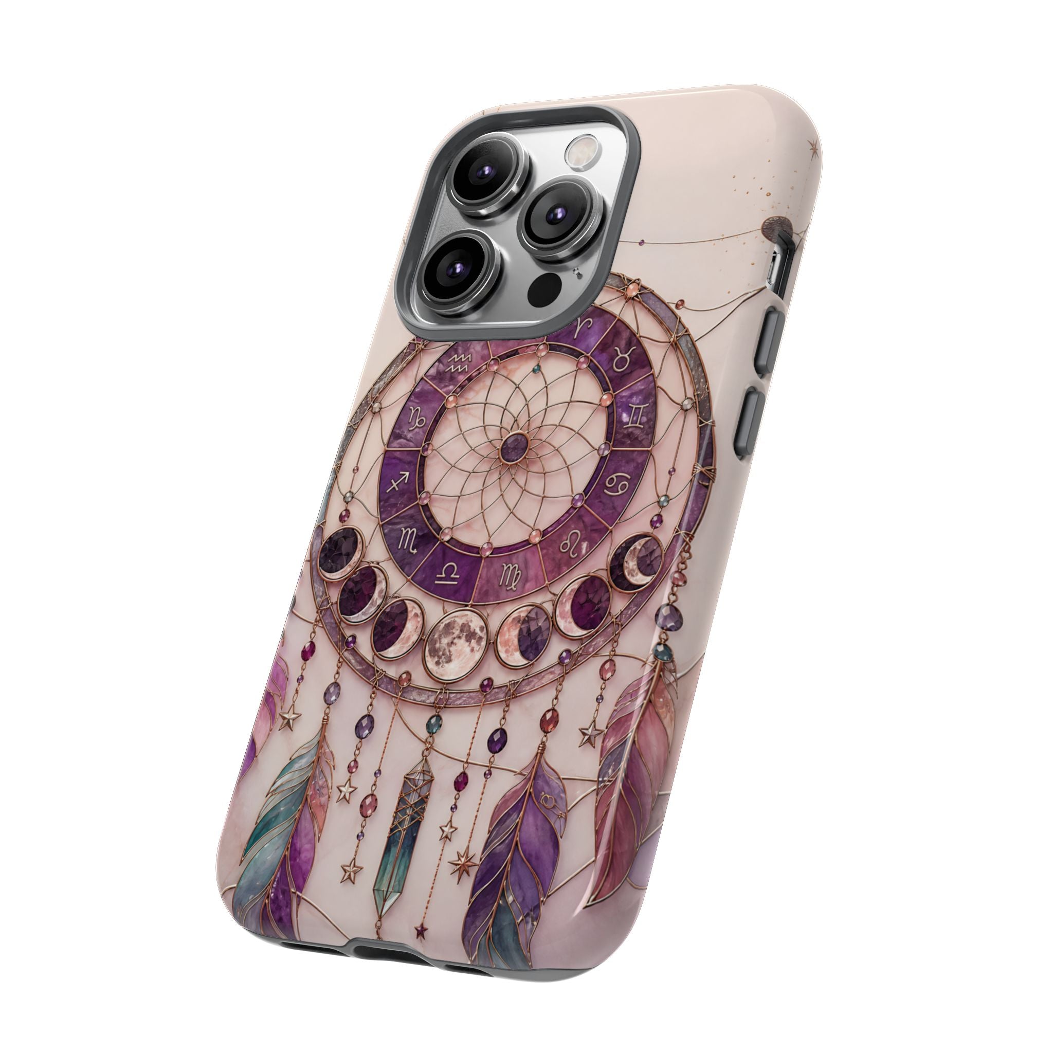 Dreamcatcher iPhone Case | Boho Moon Phase iPhone Case