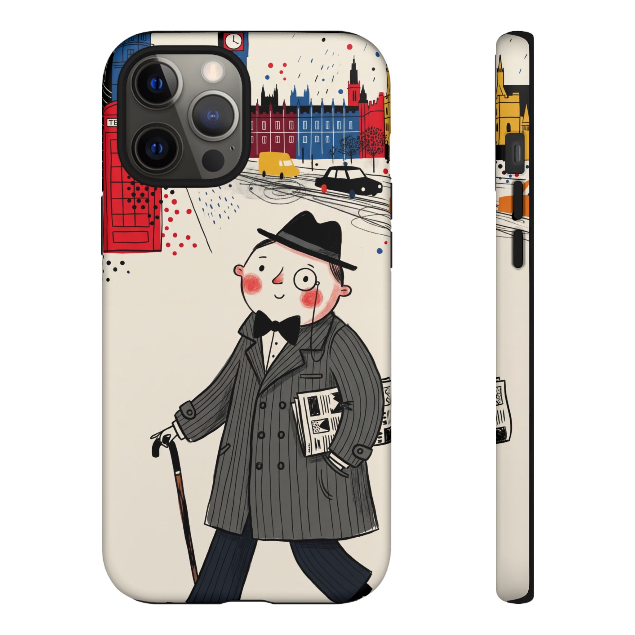 Detective in London iPhone Case