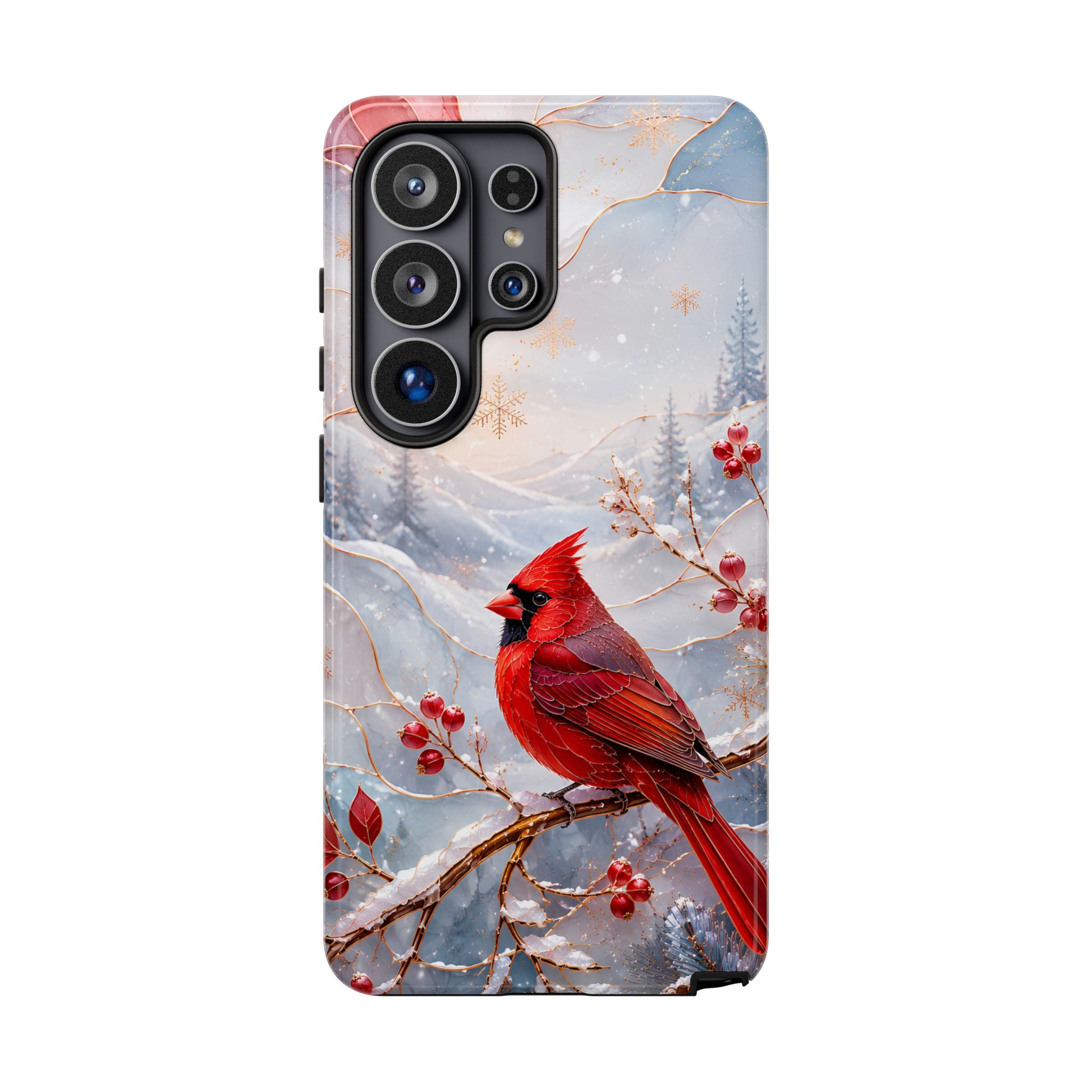 Cardinal Samsung Galaxy Phone Case | Winter Bird iPhone Case