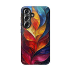Abstract Colourful Leaf Samsung Galaxy Case