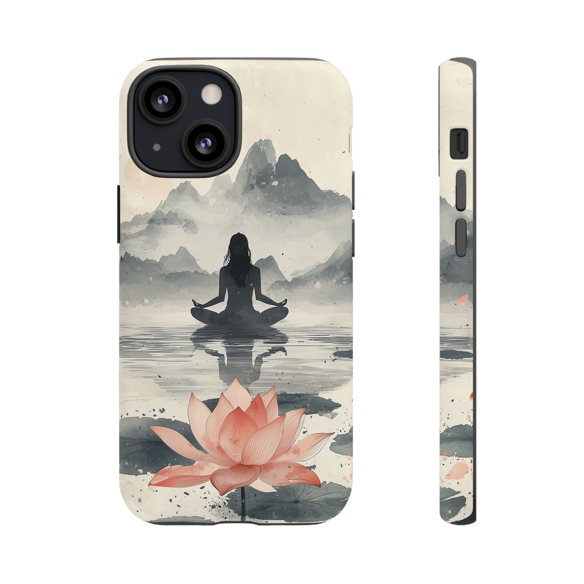 Zen Yoga Meditation Lotus iPhone Case