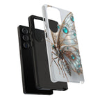 Butterfly Gem Phone Case — Steampunk Teal Jewel Samsung Galaxy Case